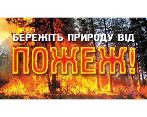 Бережіть ліс від вогню! 